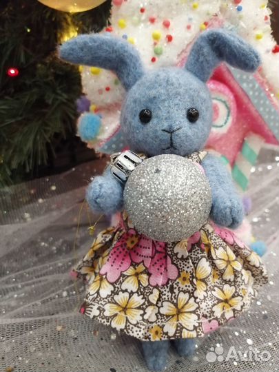 Зайка тедди, ручная работа