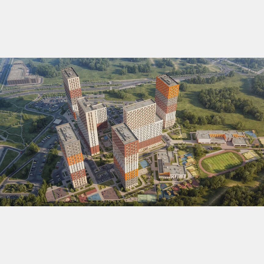 2-к. квартира, 71,8 м², 20/24 эт.