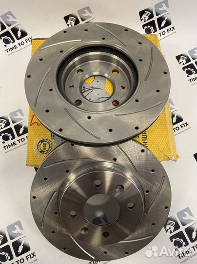 Передние тормозные диски 2416-05 Solaris Rio i20