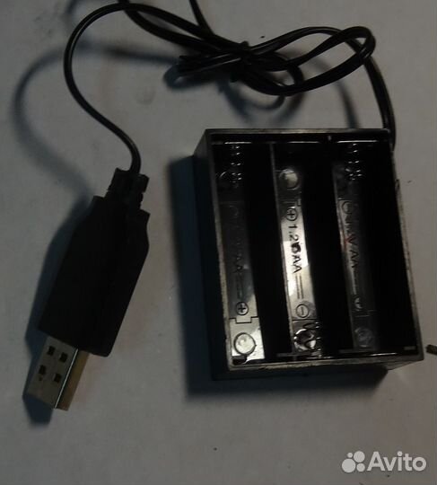 Адаптер USB для зарядки акб бу 3 ааа