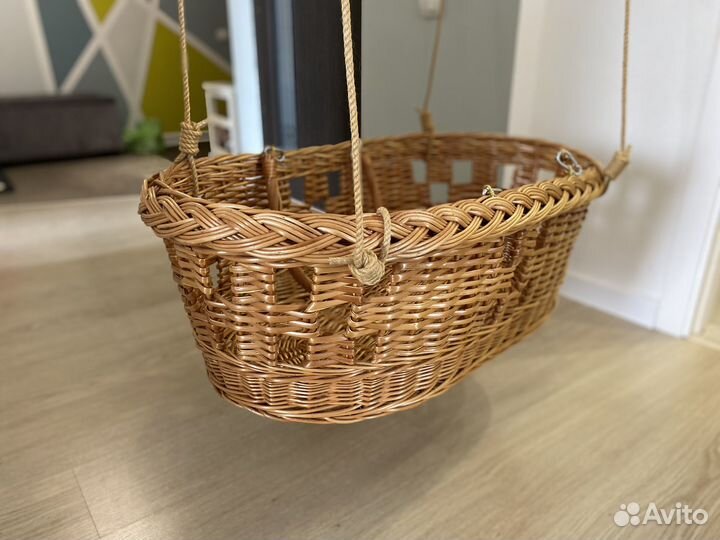 Люлька колыбель плетеная