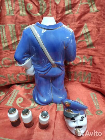 Статуэтка Штоф Фарфор дпс гаи 3 стопки