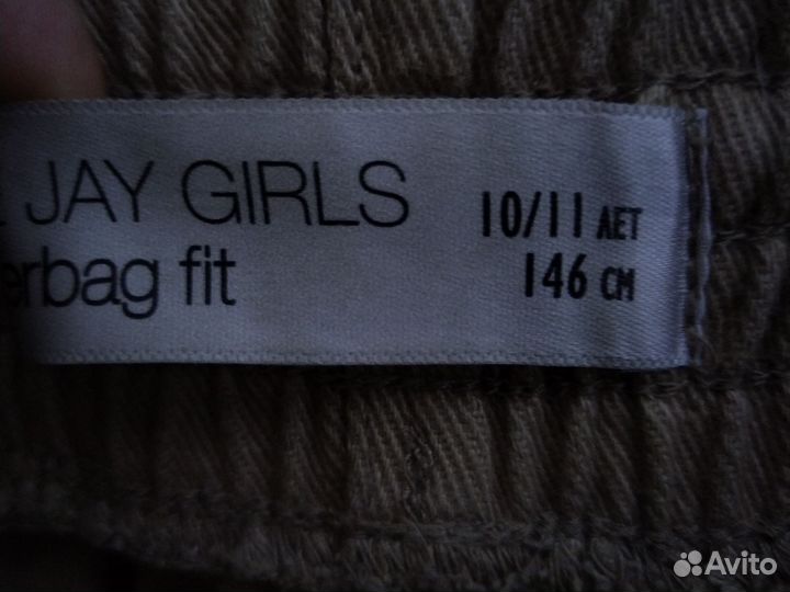 Штаны для девочки 146см коричневые