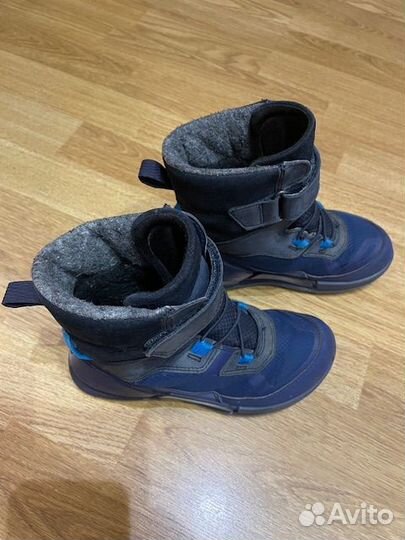 Ботинки для мальчика детские зимние ecco biom K2