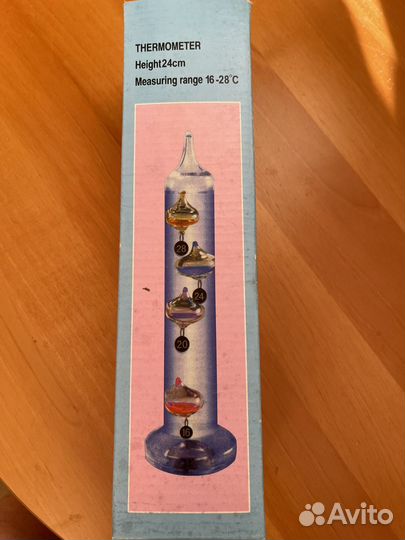 Термометр галилео, 24 см
