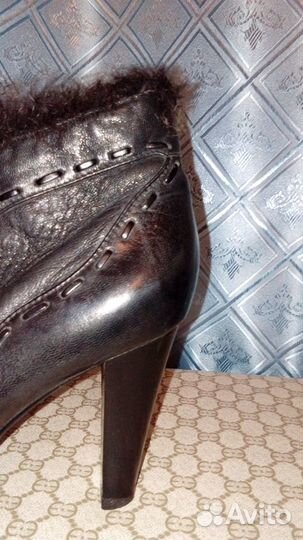 Ботильоны mott натуральная кожа