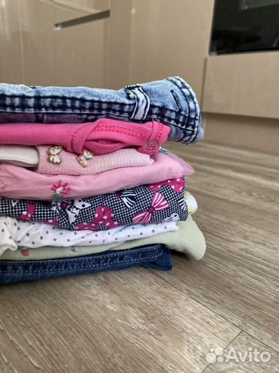 Детские вещи пакетом на девочку 86