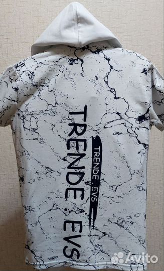 Футболка с капюшоном д/мальч. раз.42/158