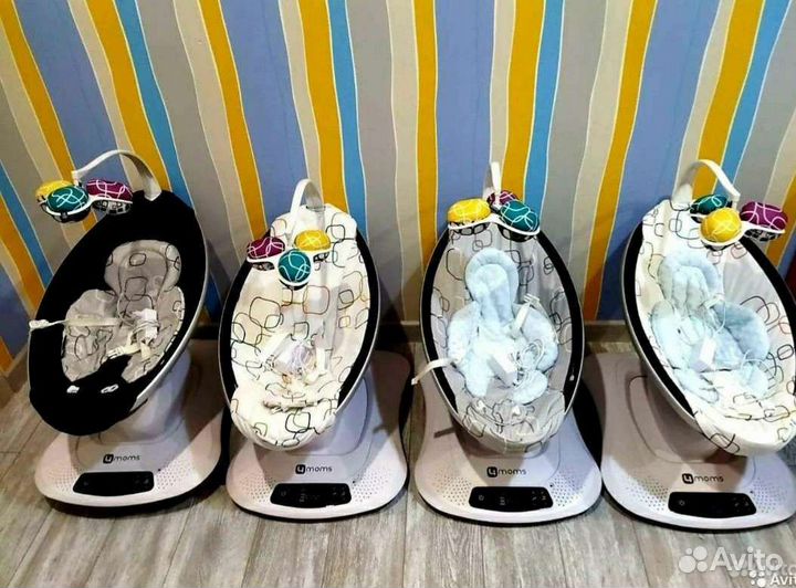 Электронная качеля шезлонг 4 moms MamaRoo