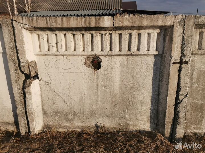 Плиты заборные 8 шт. ж/б б/у