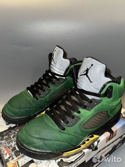 Кроссовки Air Jordan 5 Retro Apple Green оригинал