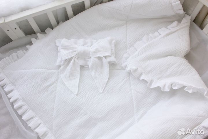 Муслиновый конверт на выписку