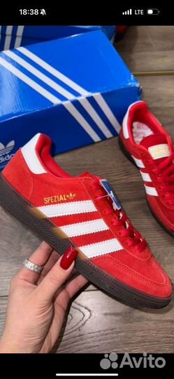 Кроссовки adidas spezial/Красный закат/Орига