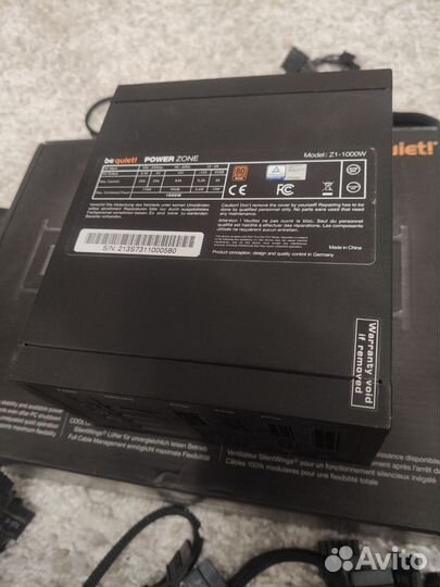 Блок питания be quiet 1000w