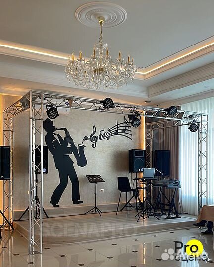 Алюминиевые граунды из сценических ферм