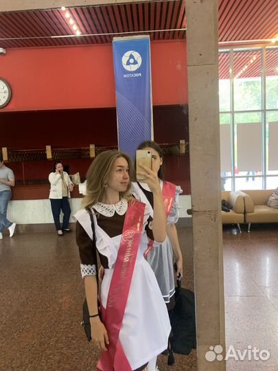 Школьный фартук и платье