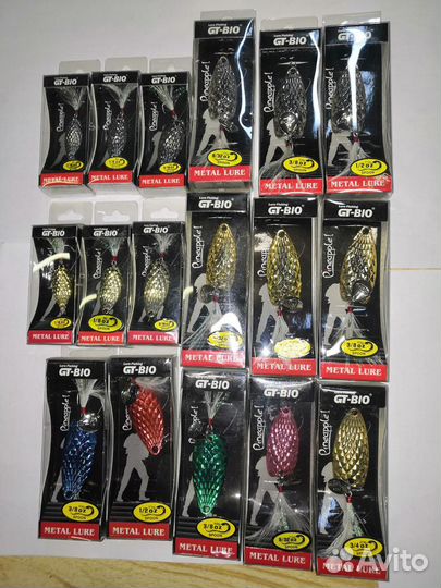 Блесна Pineappie Spoon GT-BIO 5 штук