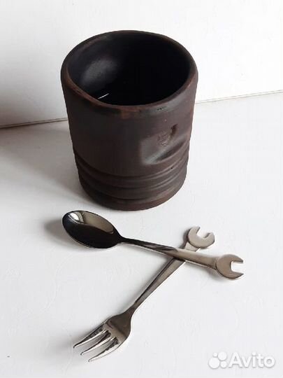 Вилка и Чайная ложка сувенир мотоцикл