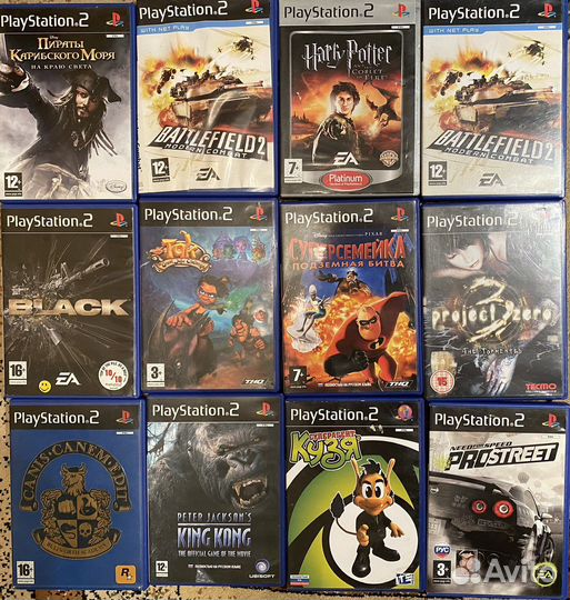 Диски игры Sony Playstation 2