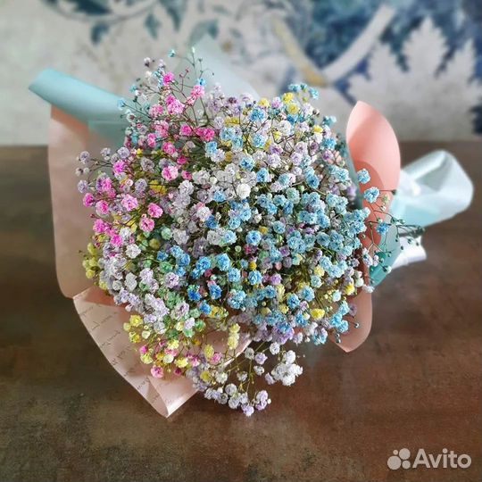 Букет из гипсофилы «Любимому учителю»