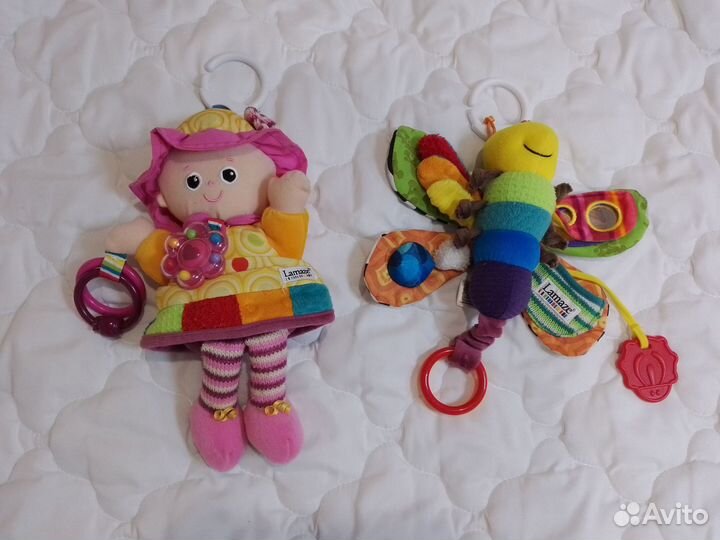 Растяжки на кроватку и коляску, подвесные игрушки