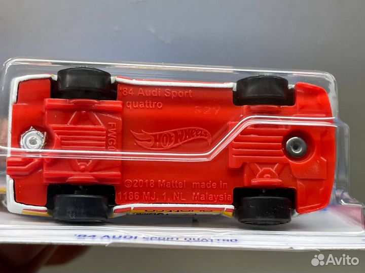 Hot Wheels Audi Sport Quattro (Белый)