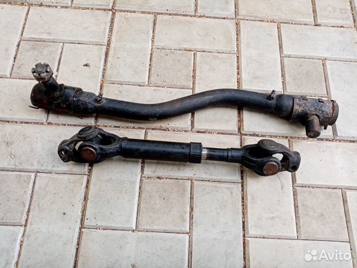 Рулевой карданчик и продольная тяга ЗИЛ