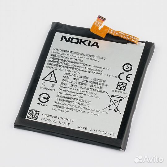 Аккумулятор Nokia 8 (Nokia HE328)