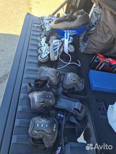 Детские ролики раздвижные и защита