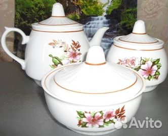 Чайный набор из трех предметов
