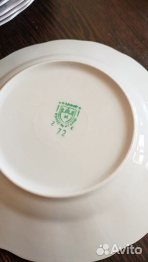 Тарелки фарфор СССР Коростень