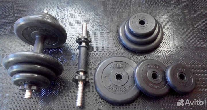 Гантели разборные 19.2 кг каждая