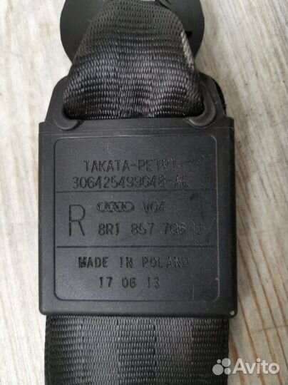 Ремень безопасности передний правый Audi Q5 8R