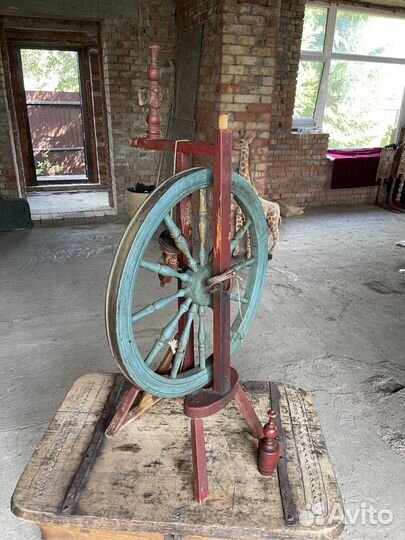 Прялка деревянная старинная