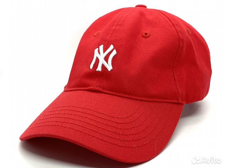 Бейсболка Нью-Йорк цвет красный