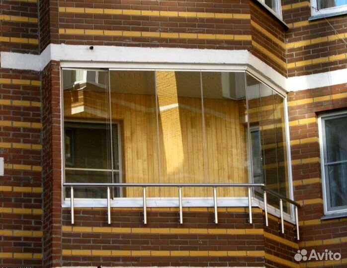 Безрамное (панорамное) остекление веранд