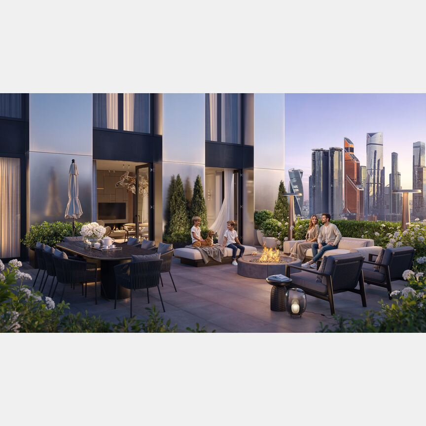 2-к. квартира, 126,2 м², 22/22 эт.