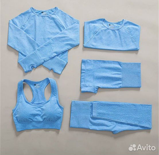 Костюм для фитнеса 5в1 бесшовный