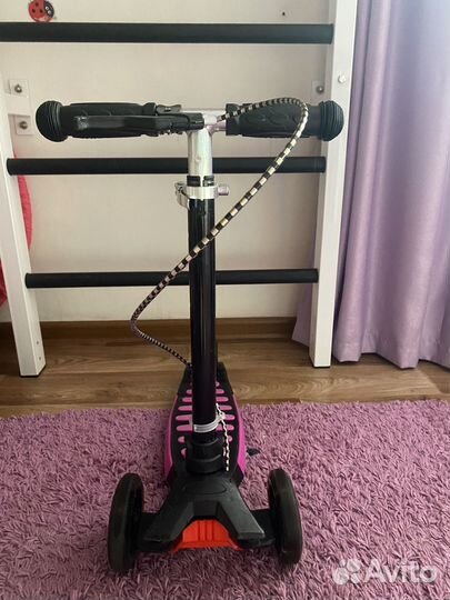 Самокат детский с ручным тормозом