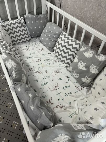 Бортики в детскую кроватку