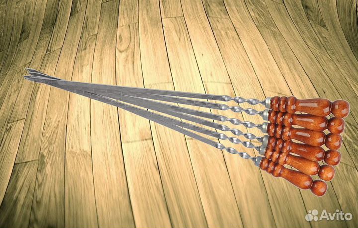 Набор шампуров в коробе