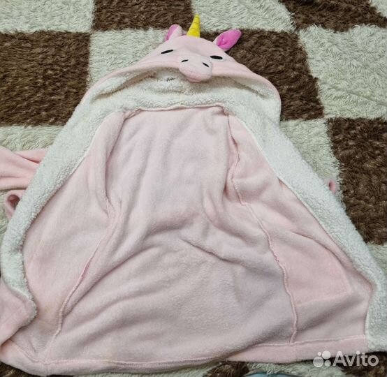 Халатик детский от 98 размера единорог