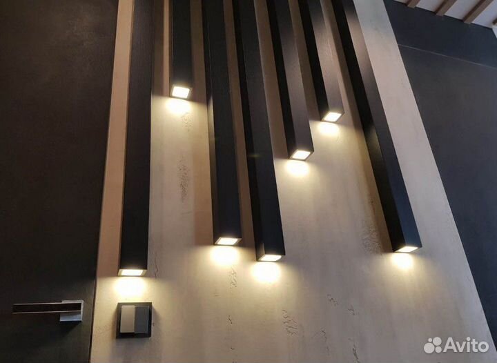 Декоративные рейки с подсветкой