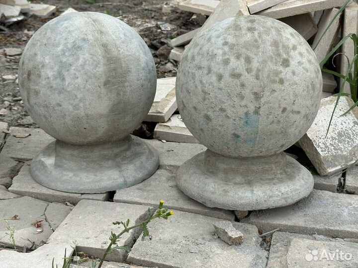 Шары из бетона