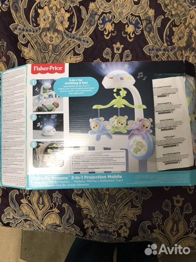 Мобиль на кроватку fisher price