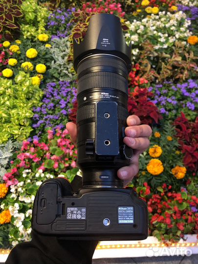 Nikon D810 обектив 70:200
