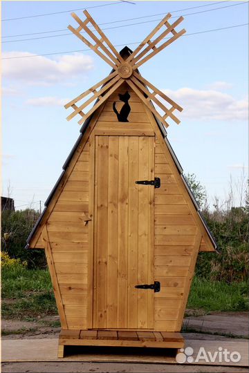 Дачный туалет деревянный TVP569