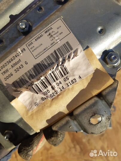 Mercedes w220 подушка безопасности в дверь