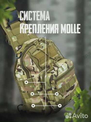 Рюкзак / сумка однолямочный тактический