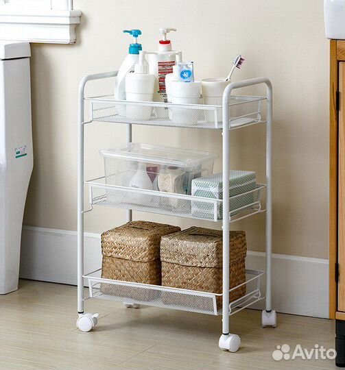 Этажерка-тележка для мастера косметологии